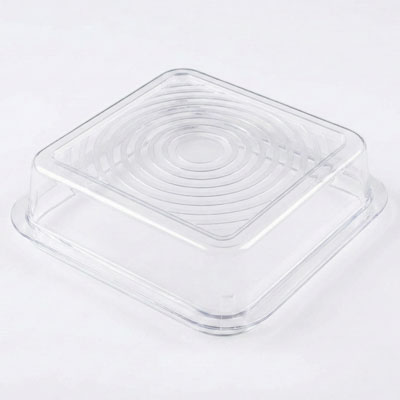 מכסה לפתנית מרובע שקוף פוליקרבונט 10 ס”מ