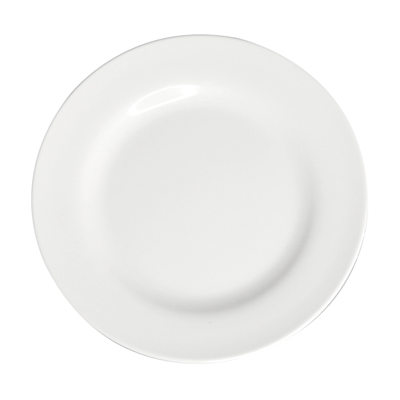 צלחת 20.3 לאק לבן מלמין