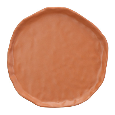 צלחת דיון 26x25x2.3 מלמין חום טרקוטה