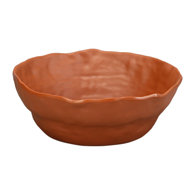 קערה דיון 23×8.6 ס”מ מלמין חום טרקוטה