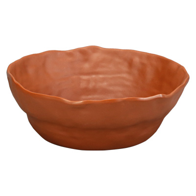 קערה דיון 25×9.3 ס”מ מלמין חום טרקוטה
