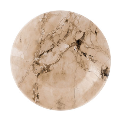 צלחת עמוקה 20 ס”מ דמוי שיש חום אש-מרבל”