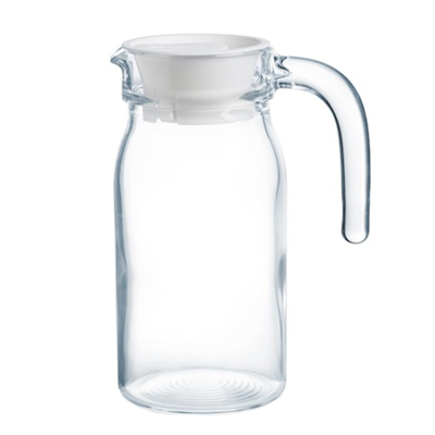 כד פיור 0.75 ליטר עם מכסה לבן “