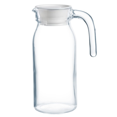 כד פיור 1 ליטר עם מכסה לבן “